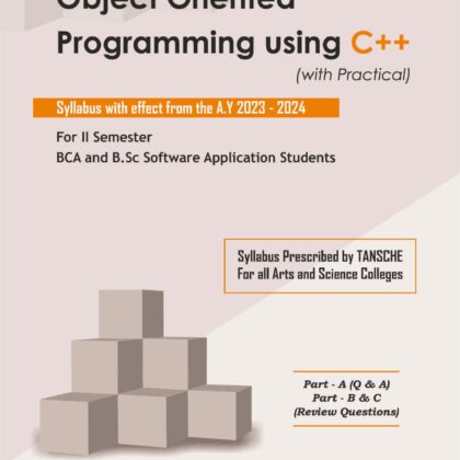 Object Oriented Programming using C++ (A.Y 23-24 Syllabus)