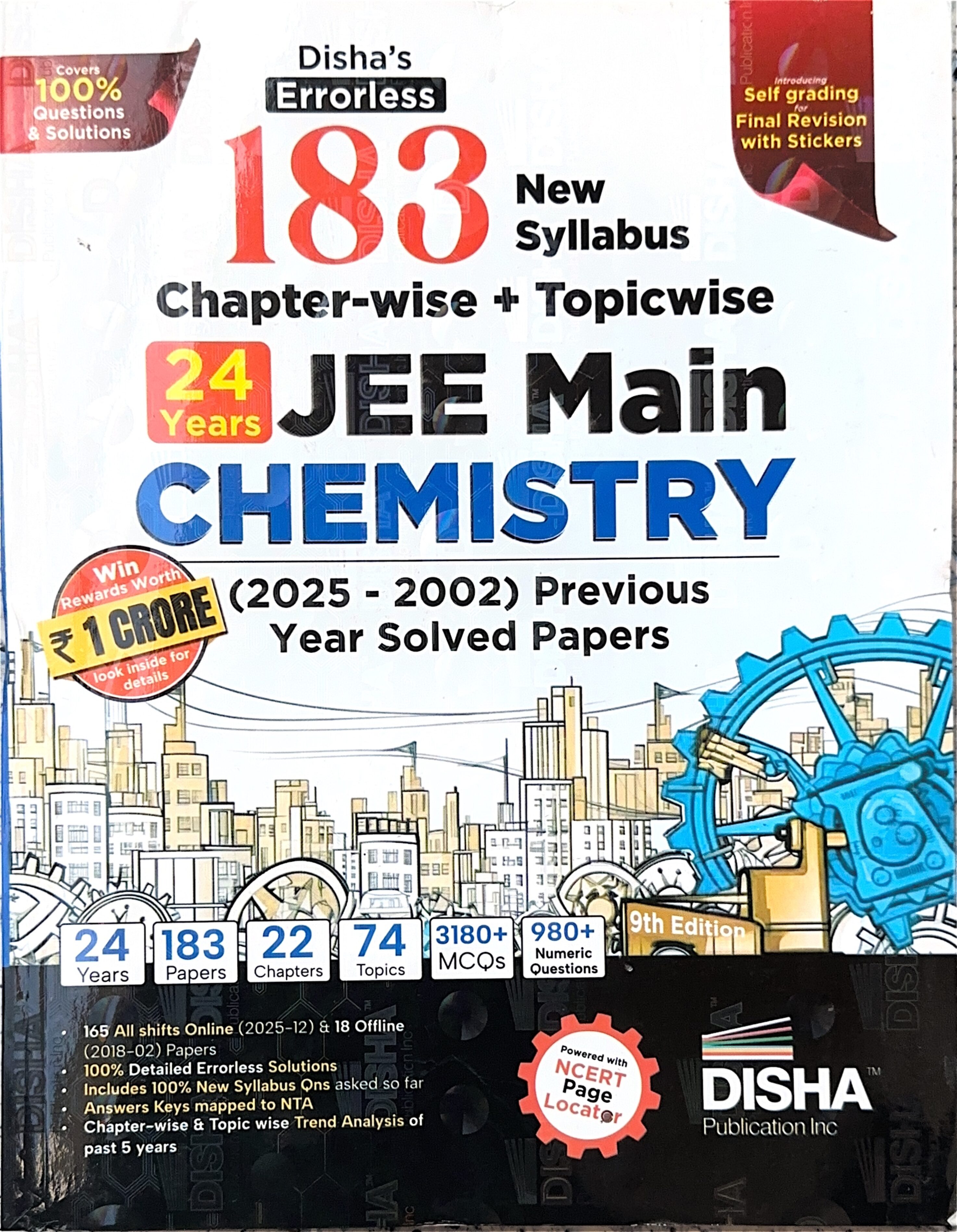Disha JEE Main CHEMISTRY (2025 – 2002)_ 183 New Syllabus