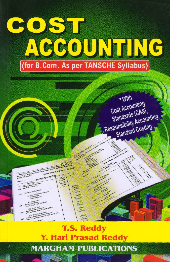 COST ACCOUNTING by TS Reddy & Y Hari Prasad Reddy (AY 2026 – 2027) for Commerce – UG Students