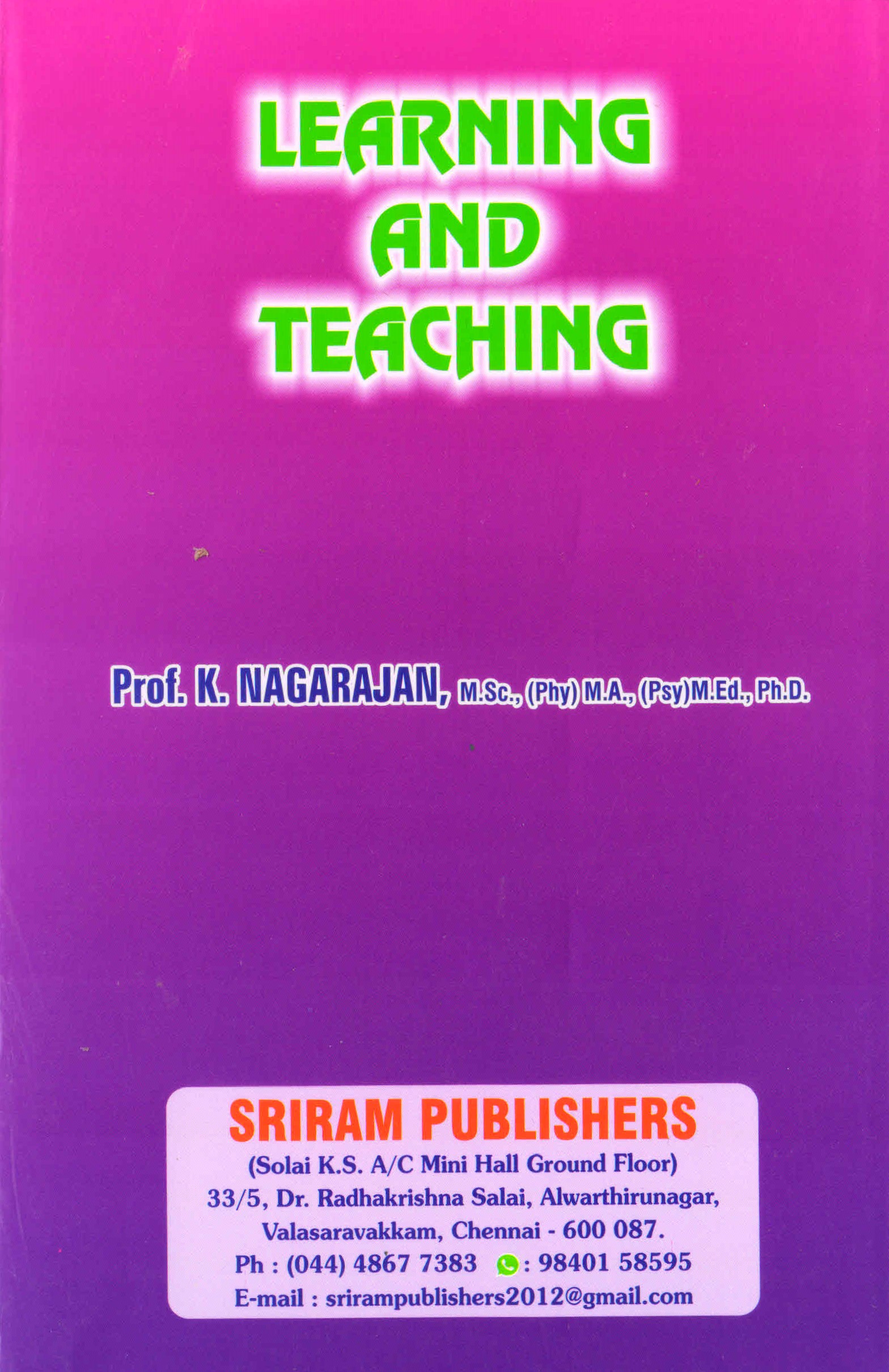 BEd_Learning and Teaching